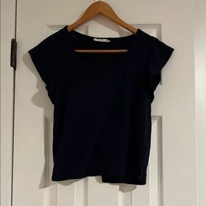 Navy blue top